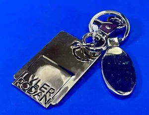 Tyler Rodan Designer Silver Tone Hanging Keychain Ring & Purse Charm Hook - Picture 1 of 10