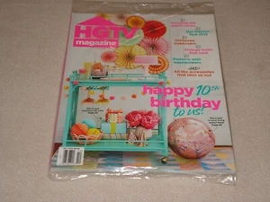 MAKEOVERS * VINTAGE LOOKS October 2021 HGTV MAGAZINE NEW * PARTIALLY SEALED DIYs - Imagen 1 de 4