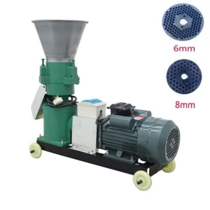 Animal Feed Pellet Mill Machine Feed Granulator 3 Rollers 6mm&8mm 220V 4.5KW - Picture 1 of 24