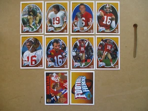 1991 Upper Deck JOE MONTANA FOOTBALL HEROES '10' CARD SET S.F. 49ers - Picture 1 of 2