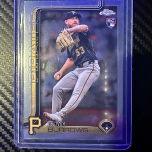 Mike Burrows RC Pirates 2025 Topps cromo #78 - Imagen 1 de 6