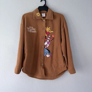 Disney Winnie the Pooh Damen Pullover Gr. Small 4-6 Button Down Braun - Bild 1 von 12