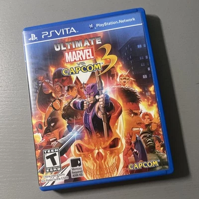 Ultimate Marvel vs Capcom 3 PS Vita USA Version Complete Tested Authentic - Image 1 of 3