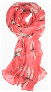 LARGE Ted and Jack Dreamy DRAGONFLY Overall Print Scarf NEW Shawl Headwrap GIFT - Picture 1 of 3