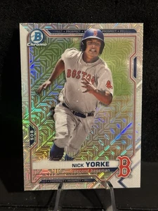 2021 Bowman Chrome Mega Box Nick Yorke MOJO Refractor #BCP-114 Boston Red Sox - Bild 1 von 1