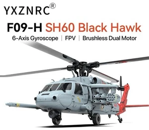 YuXiang F09H Sea Hawk UH-60 RC Helicopter GPS Mode 2- 1 Battery - Picture 1 of 10