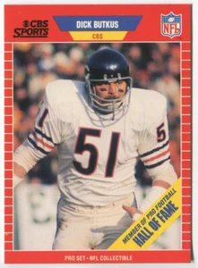 1989 Pro Set Announcers #15 Dick Butkus Chicago Bears - Picture 1 of 2