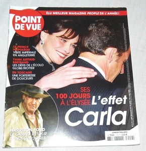 Point de Vue French Magazine 3119 29 Apr 2008 100 Jours a L'Elysee L'effet Carla - Imagen 1 de 1