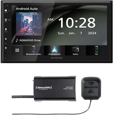 Kenwood DMX40S Digital multimedia receiver  + SiriusXM SXV300V1 Satellite Radio - Image 1 of 4