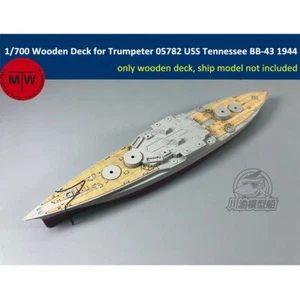Kit Modelo de Mazo de Madera a Escala 1/700 para Trompetista 05782 USS Tennessee BB-43 1944 - Imagen 1 de 5