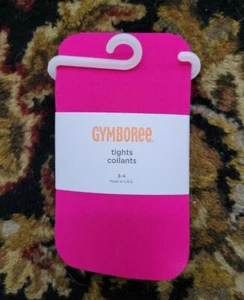 NWT GYMBOREE FASHIONABLE FOX Pink TIGHTS size 3-4 - Picture 1 of 3