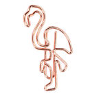 100Pcs Flamingo Paper Clip Cute Animal Shape File Note Page Marker Clips Kit Sg5