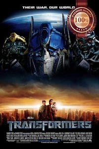 TRANSFORMERS 1 ONE 2007 OFFICIAL M BAY FIRST MOVIE FILM PRINT PREMIUM POSTER - Picture 1 of 6