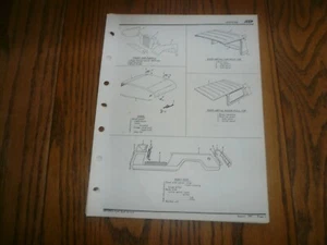 Jeepster J Series FC Utility Motors Crash Book Pages Parts Exploded View Vintage - Picture 1 of 6