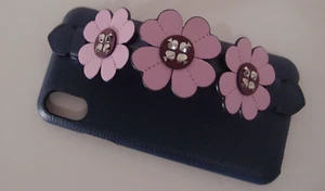 Kate Spade Nueva York iPhone Flores Estuche/Funda (Azul - Púrpura) CORREA DE MANO + SOPORTE - Imagen 1 de 10
