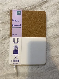 Home By Rite Aid Journal Cork & White Writing Journal New - Picture 1 of 6