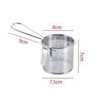 For Food Rinsing Hotpot Filter Colander Vegetables French Fries Silver