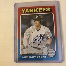 Anthony Volpe 2024 Topps Heritage Real One On Card Auto