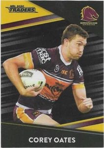 2020 Nrl Traders Platinum Parallel (PS008) Corey OATES Broncos - Picture 1 of 1
