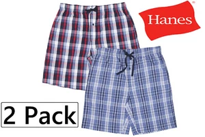 HERREN 2ER-PACK LOUNGE SHORTS PYJAMA STRETCH GEWEBTE SCHLAFSHORTS S-5XL MIT TASCHEN - Bild 1 von 8