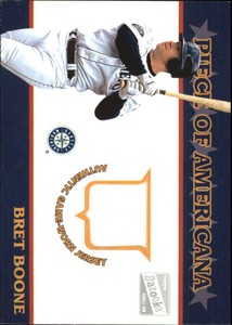 2003 Bazooka Piece of Americana Relics #BB Bret Boone E Jersey - NM-MT