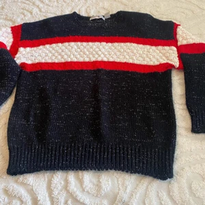 Rainbow Ridge Vintage Gr. 24 W rot/weiß/blau Langarm Pullover Pulli D34 - Bild 1 von 9