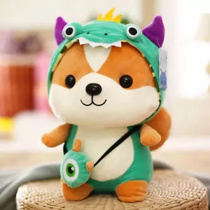 Disfraz de dragón dinosaurio con cosplay ardilla grande juguete animal de peluche 10 pulgadas - Imagen 1 de 12