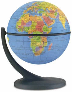 Wonder Globe Blue 4.3 Inch Desktop World Globe By Replogle Globes - Picture 1 of 1