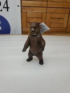 PAPO Wild Animal Kingdom Grizzly Bear Toy Figure, Brown (50153) - Picture 1 of 8