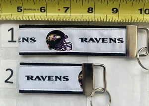 Baltimore Ravens Keychain Fob Gift for Him Her Mom Dad BFF Stocking Stuffer - Picture 1 of 1