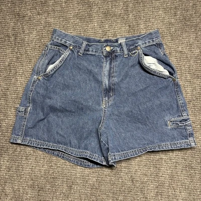 Pantalones Cortos Bill Blass Mujer Denim Carpintero Azul Calce Clásico Talla Desconocida Foto 1 de 4