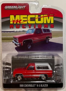 Greenlight 2019 Mecum Auktionen 1991 Chevrolet K-5 Blazer rot/weiß Serie 4 - Bild 1 von 3