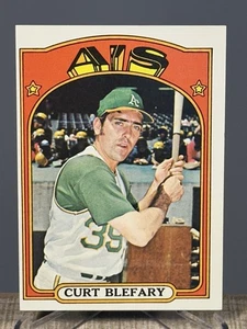 1972 Topps High Number #691 Curt Blefary Oakland A’s - Foto 1 di 3