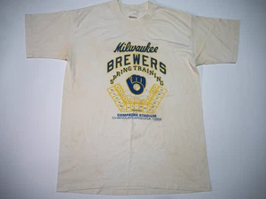 1989 Miluakee Brewers Spring Training Baseball Grafik T-Shirt L - Bild 1 von 11