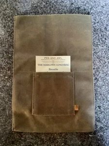 Peg And Awl "The Marlowe Lunchbag" gewachstes Canvas nachhaltig wiederverwendbar TUMBLEWEED - Bild 1 von 7