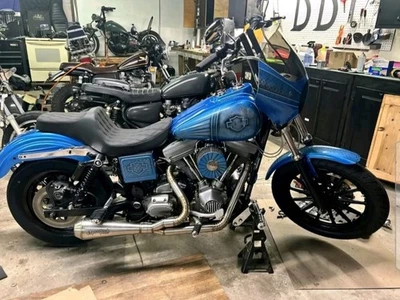 Silenciador de tubos de escape 2-1 para Harley-Davidson Dyna FXDL LowRider HD 2 en 1 Foto 1 de 4