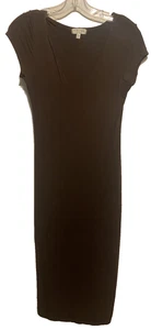 "See You Monday" Brown Bodycon Midi Dress Short Sleeve Size Medium preowned - Picture 1 of 4