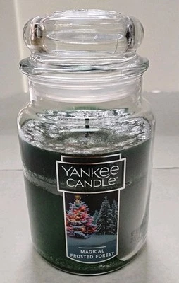 Yankee Candle MAGICAL FROSTED FOREST 22 OZ  (Barely Used) - Image 1 of 4