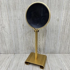 Vintage Vis a Vis Focusing Mirror by Miracle Mirror Art Deco Stand Gold MCM - Picture 1 of 7