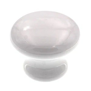 Perilla de gabinete redonda Amerock Allison cerámica blanca 1/2" BP5322-54 - Imagen 1 de 3