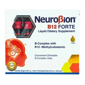 NEUROBION B12 FORTE 10 Drinkable B Complex Vials, Made in Spain,  Exp 03/2027 - Picture 1 of 2