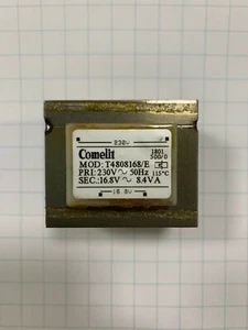 Trasformatore Comelit 230V 16,8V 8,4VA 2A termico a 115°C 230V/16,8V - Foto 1 di 4