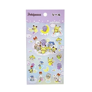 Pokemon Center Peaceful Place Pokepeace Sternennacht 3,5" x 7" Stickerbogen - Bild 1 von 7