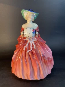 Vintage Royal Doulton Genevieve rote Figur handbemalt HN 1962 - Bild 1 von 18