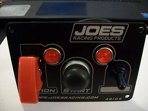 JOES RACING SWITCH PANEL IGNITION,START, 1 ACCESSORY WTH INDICATOR LIGHT 46105 - Picture 1 of 2