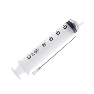 60ml Syringe with Needle To Refill Ink Cartridges & CISS System 1, 2, 4 or 6 set - Image 1 of 2