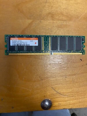 Hynix pc3200u ddr400mhz 256MB 184 PIN memory/warranty - Image 1 of 4