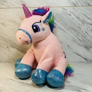 Rosa Regenbogen Einhorn Plüsch - Bild 1 von 6