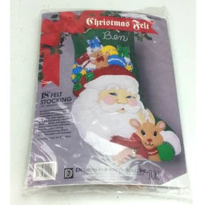 Designs For The Needle Santa Christmas Stocking 9909 - Picture 1 of 4