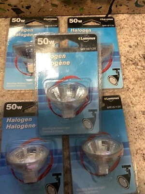 5 Total! Luminus MR16 12V 50W Light Bulbs Dazzling Brilliant Light ~ FREE SHIP! - Image 1 of 3